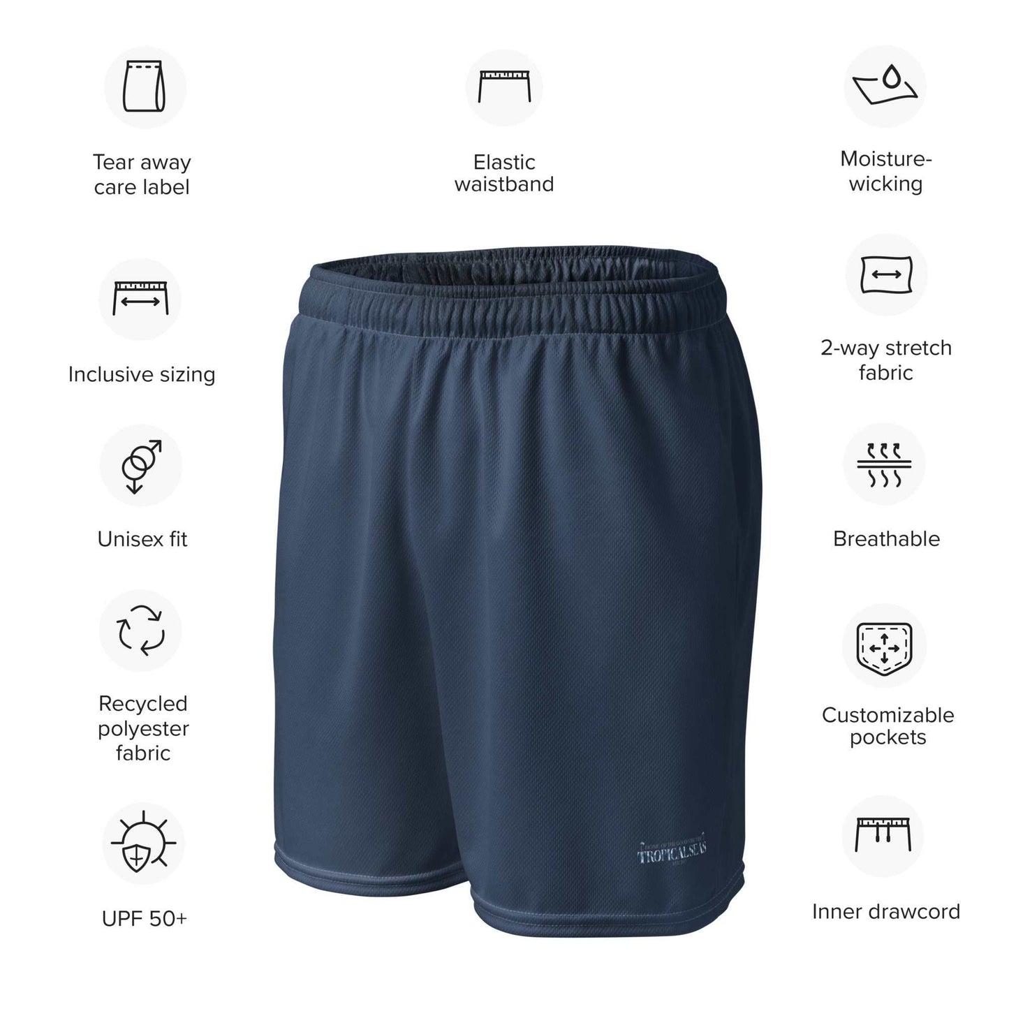 Secret Island Athletic Mesh Shorts - MENLL