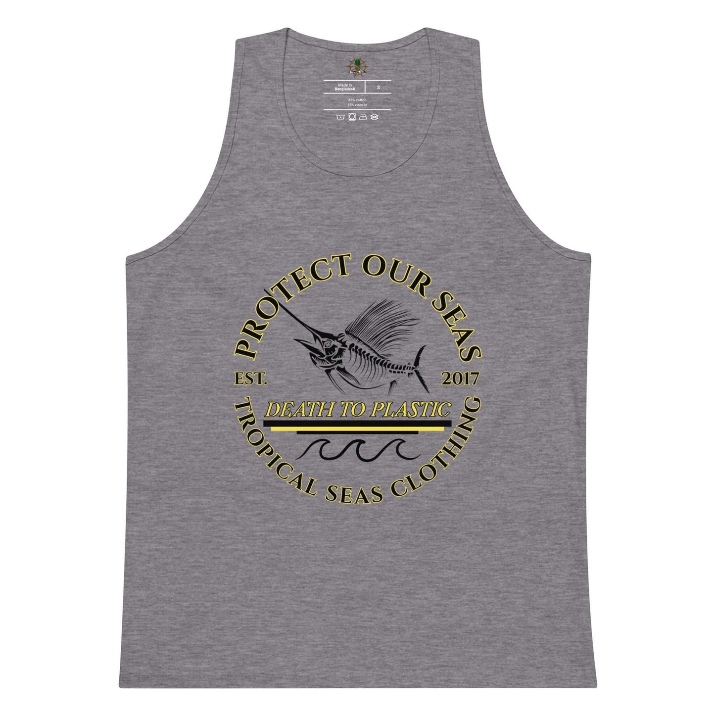 Men’s Premium Death to Plastic Tank Top - MENLL