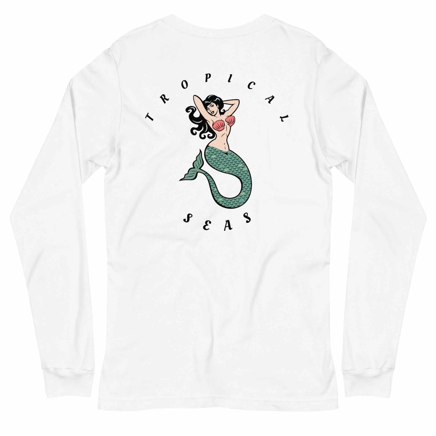 Tropical Mermaid Long Sleeve Shirt - MENLL