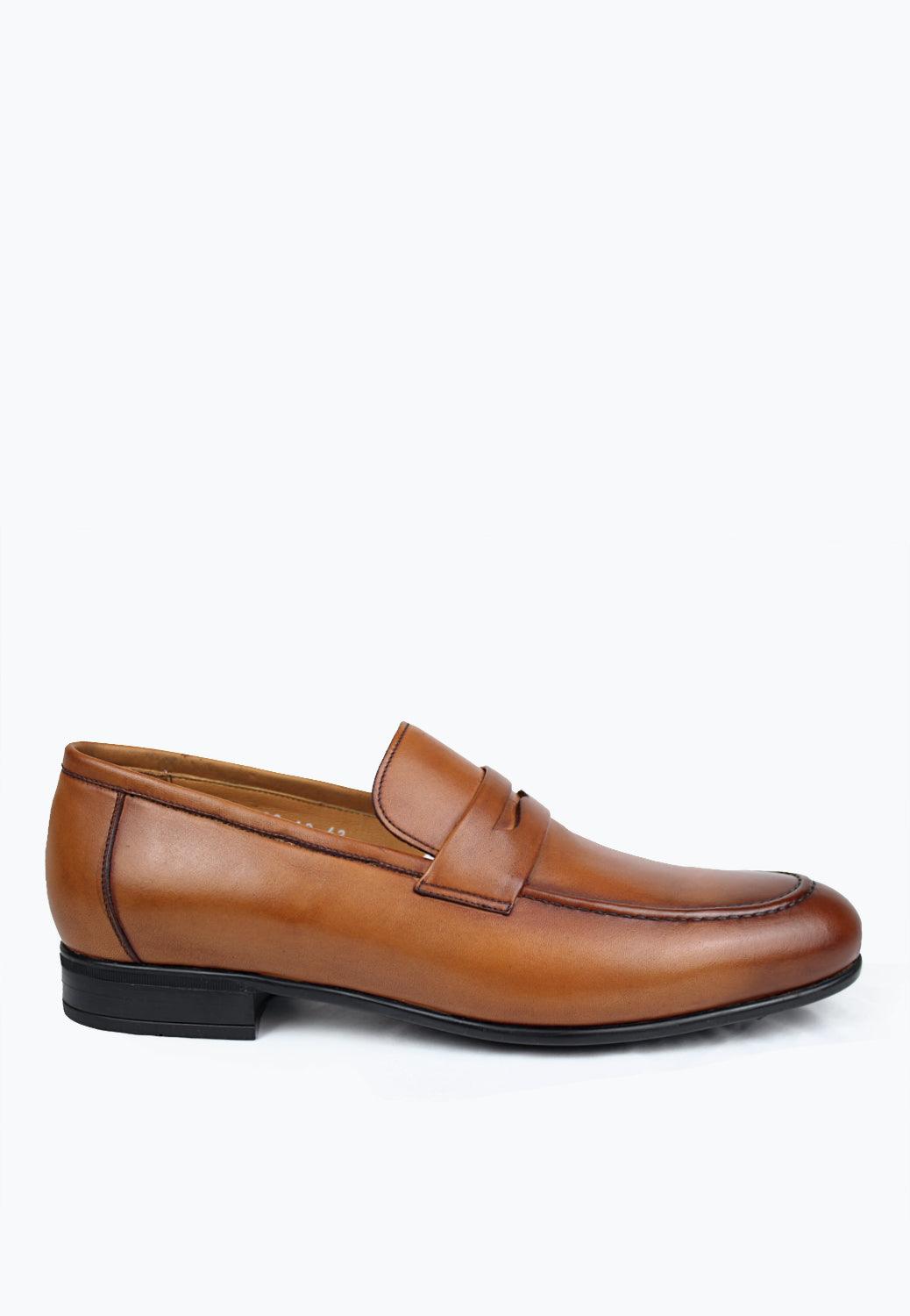 Vegas Penny Loafer Cognac by SEPOL Shoes