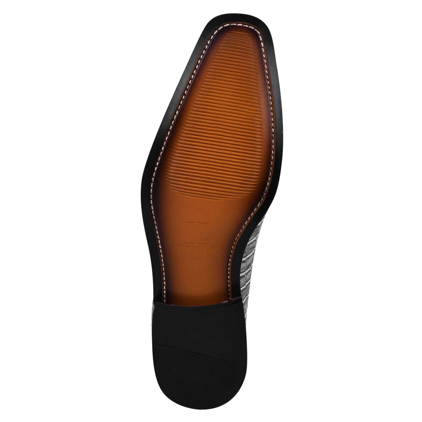 Walter Small Croco Leather Lace up Oxford Dress shoes - MENLL