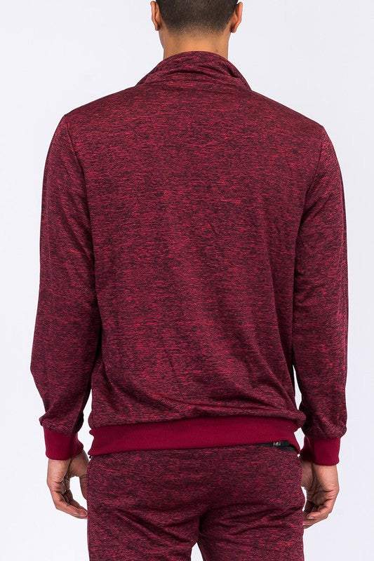 MARBLED TRACK JACKET - MENLL