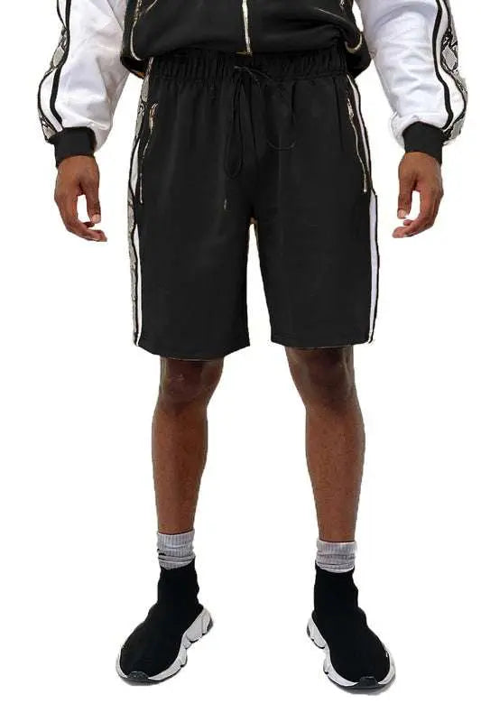 MENLL Snake Print Shorts Men's Athletic Bottoms Premium Quality, Comfortable by MENLL