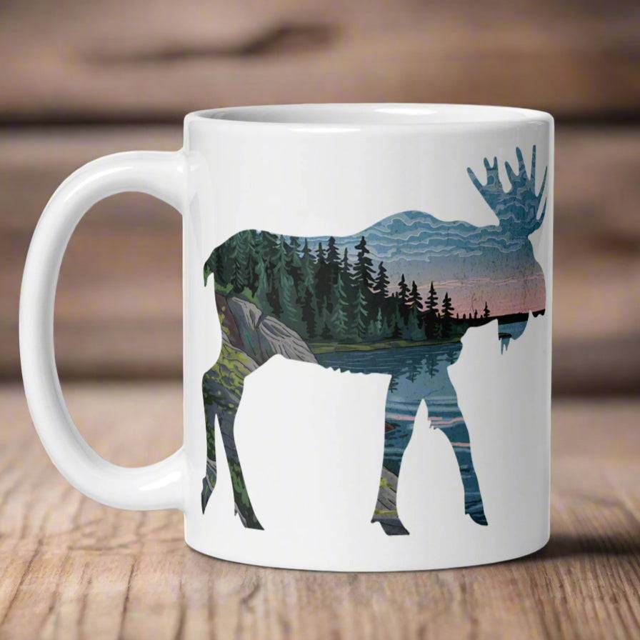 Isle Royale Moose National Park Mug 11oz, 15oz, 20oz - MENLL