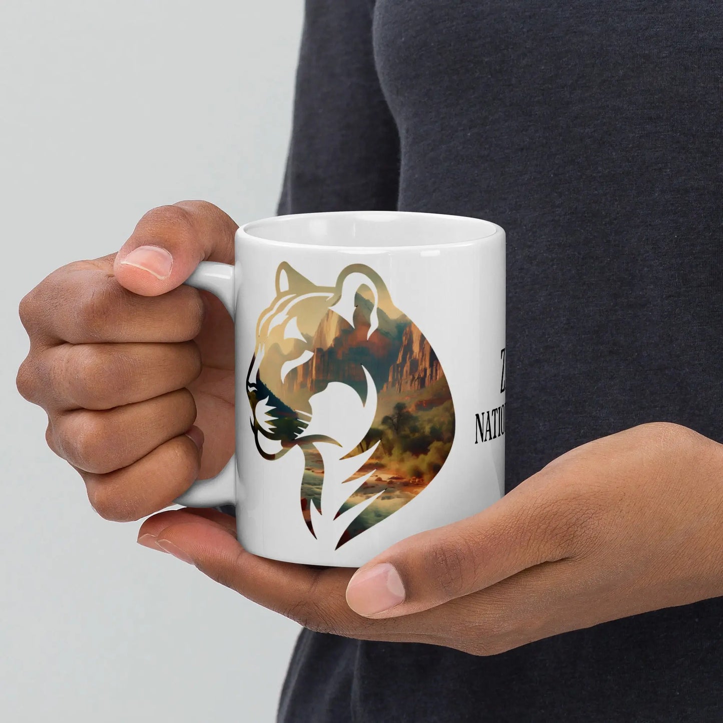 Park Service Apparel Zion Mug + Wildlife Design + For Coffee Lovers + Ceramic Mug + Durable Gift by Park Service Apparel