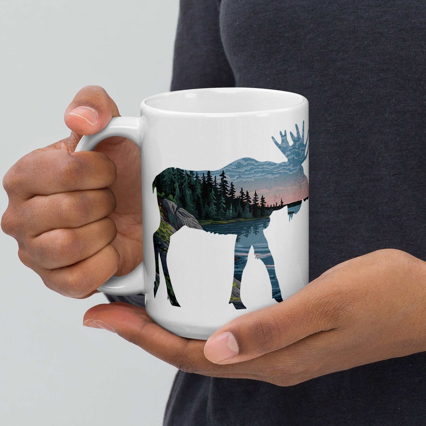 Isle Royale Moose National Park Mug 11oz, 15oz, 20oz - MENLL