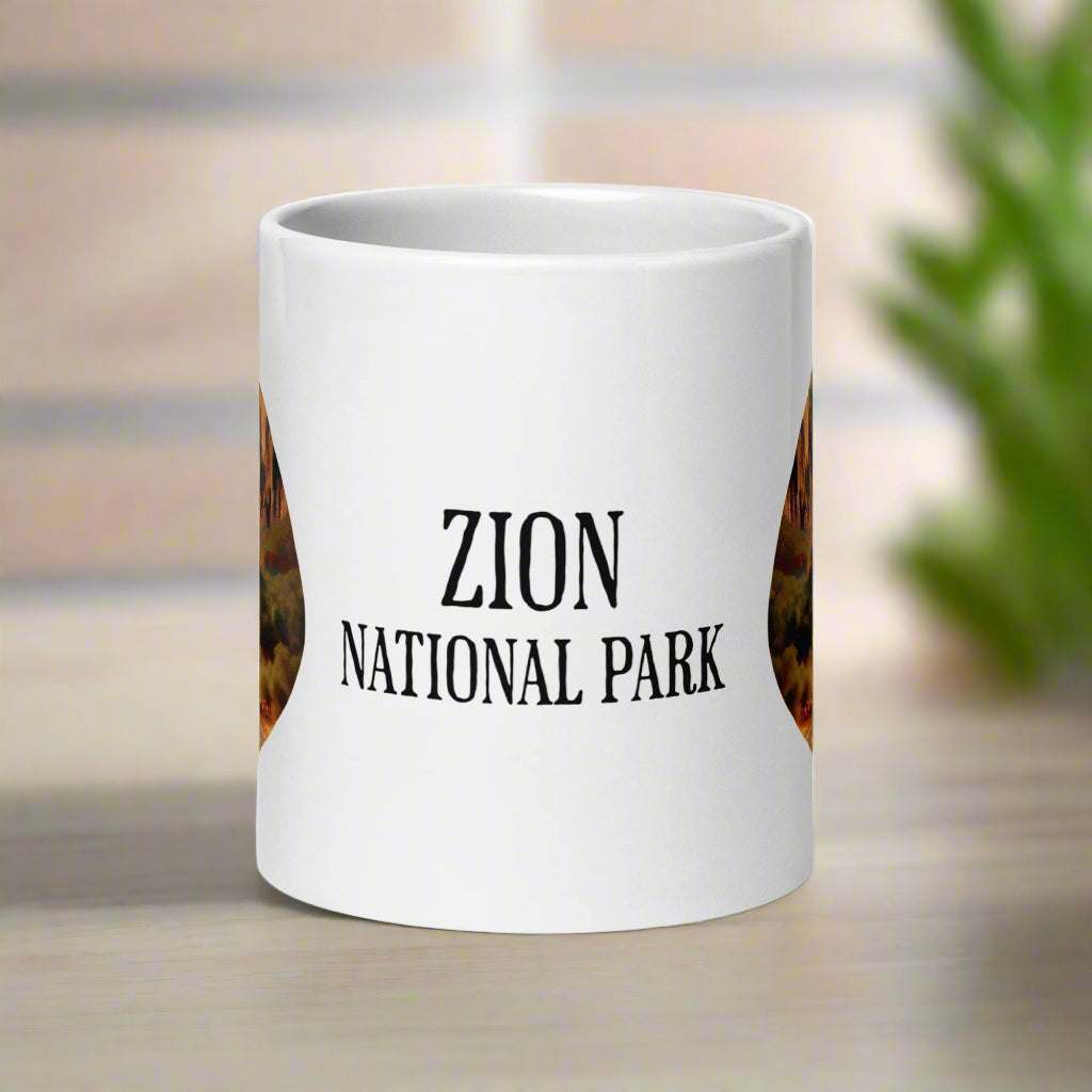 Zion National Park Mountain Lion Mug 11oz, 15oz, or 20oz Mega Mug - MENLL