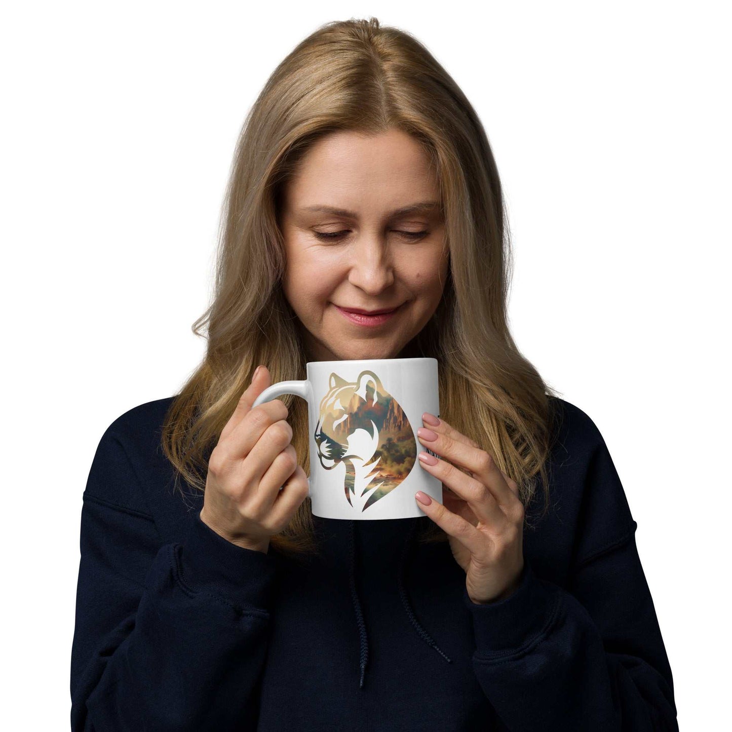 Zion National Park Mountain Lion Mug 11oz, 15oz, or 20oz Mega Mug - MENLL