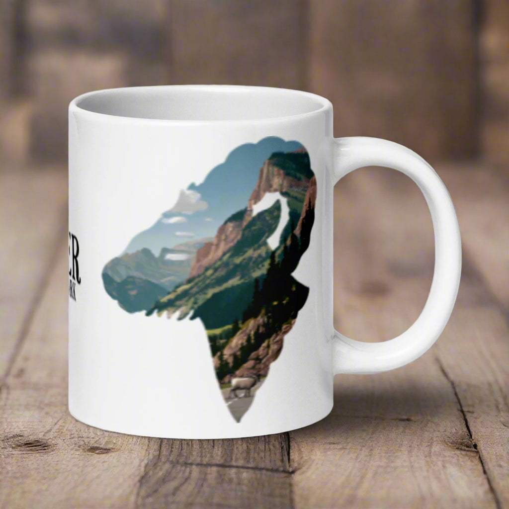 Glacier National Park Big Horned Sheep Mug 11oz, 15oz, 20oz - MENLL