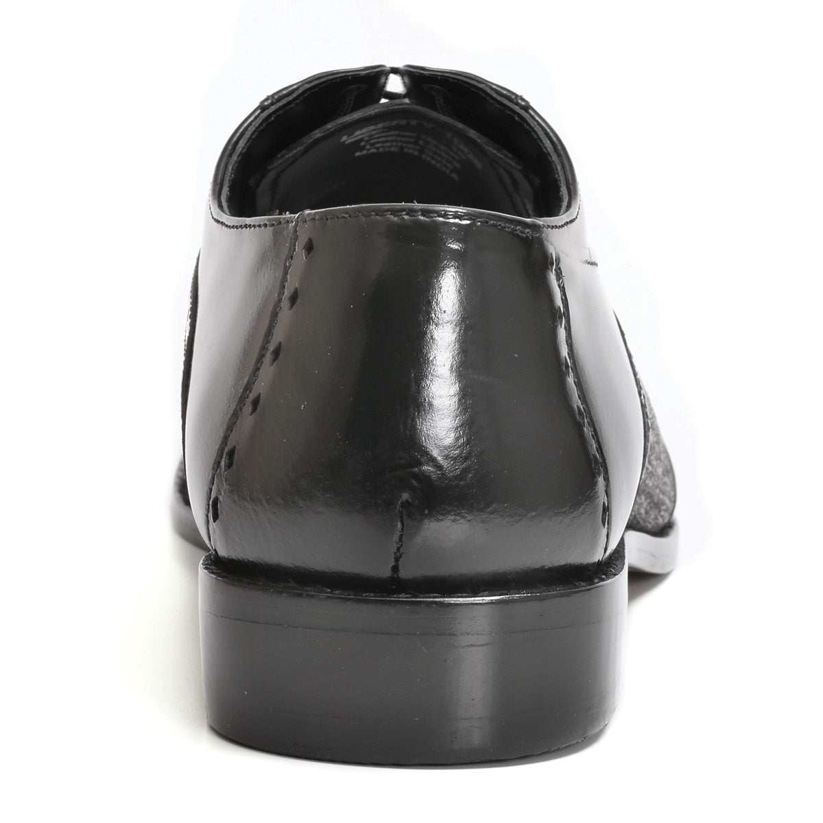 Yuma Leather Textile Derby Style Dress Shoes - MENLL