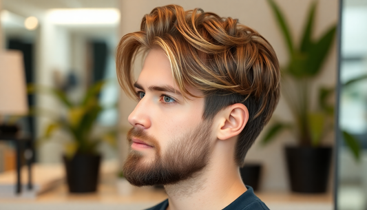 Elevate Your Style with Subtle Hair Color Techniques for Men in 2025