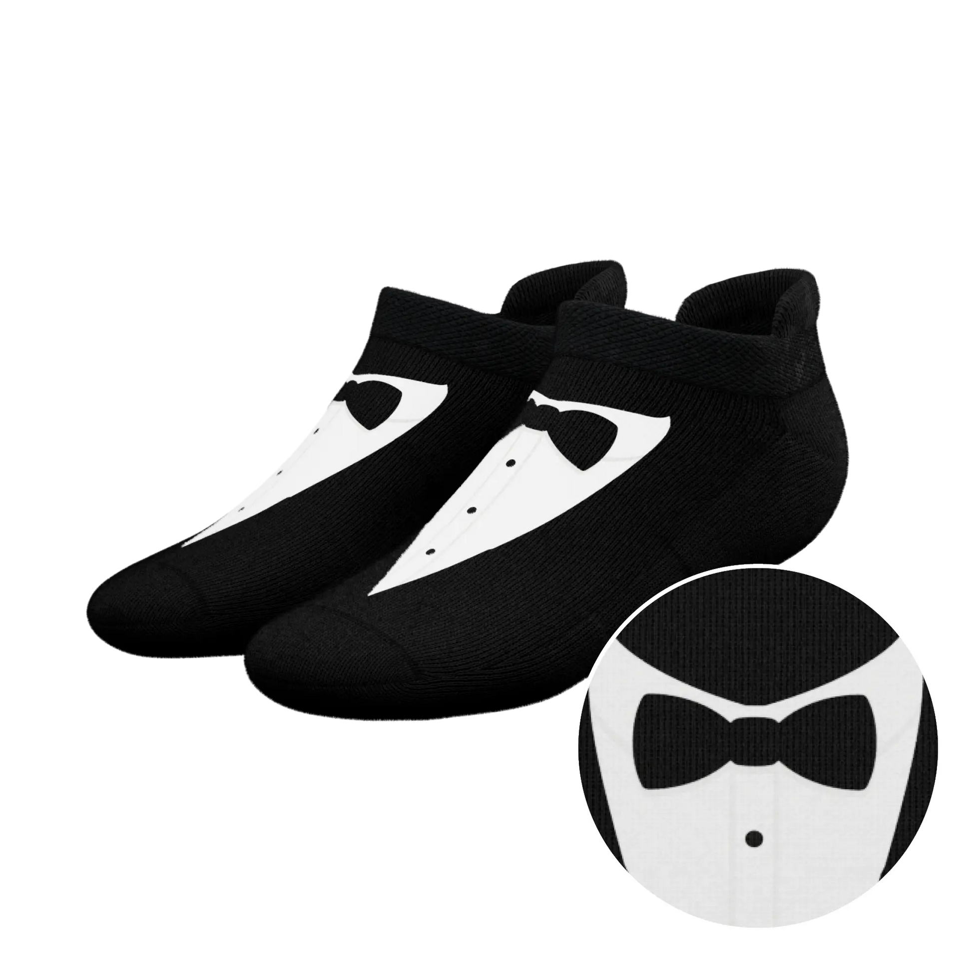 The 009 | Tuxedo Heel Hammock™ Ankle Socks - MENLL