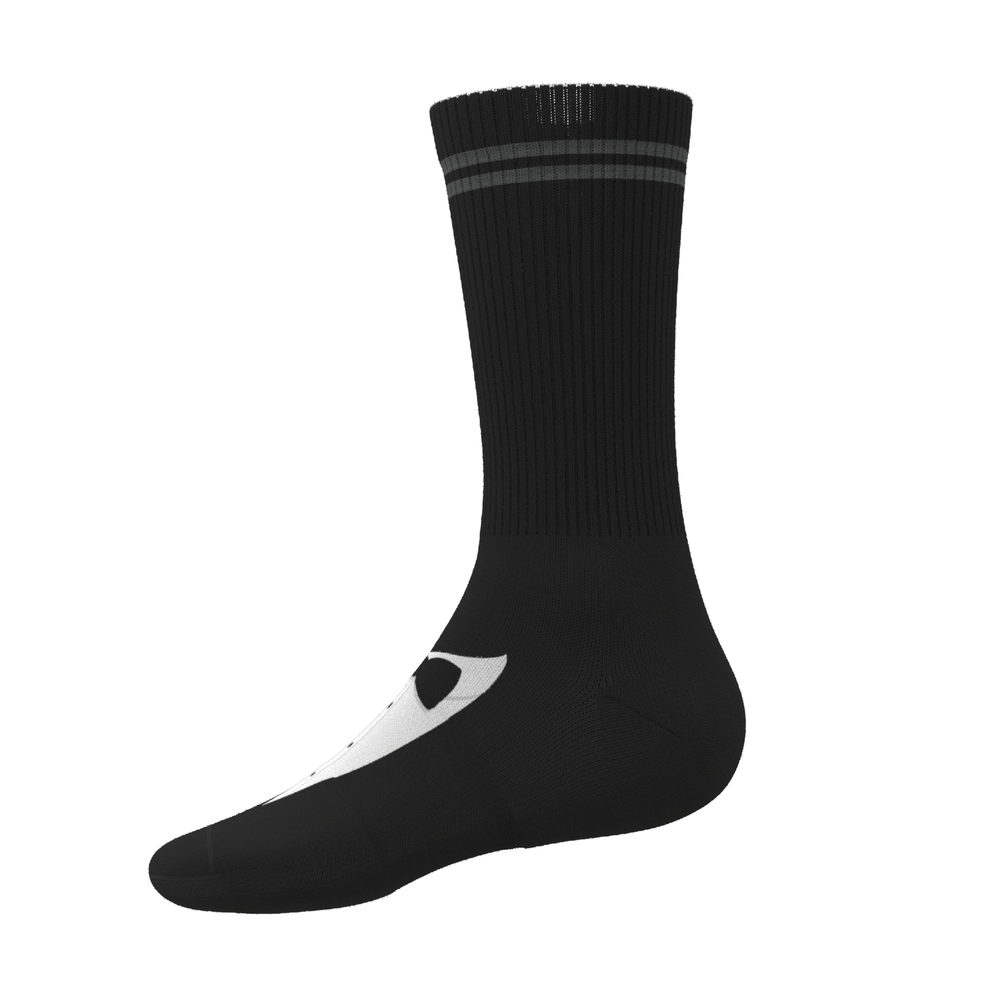 Shinesty The 009 | Tuxedo Heel Hammock™ Crew Socks - Close Up