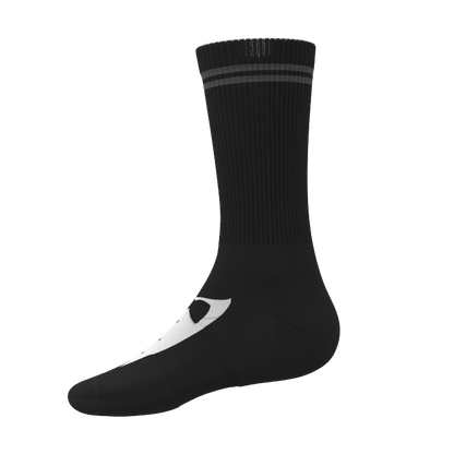 Shinesty The 009 | Tuxedo Heel Hammock™ Crew Socks - Close Up