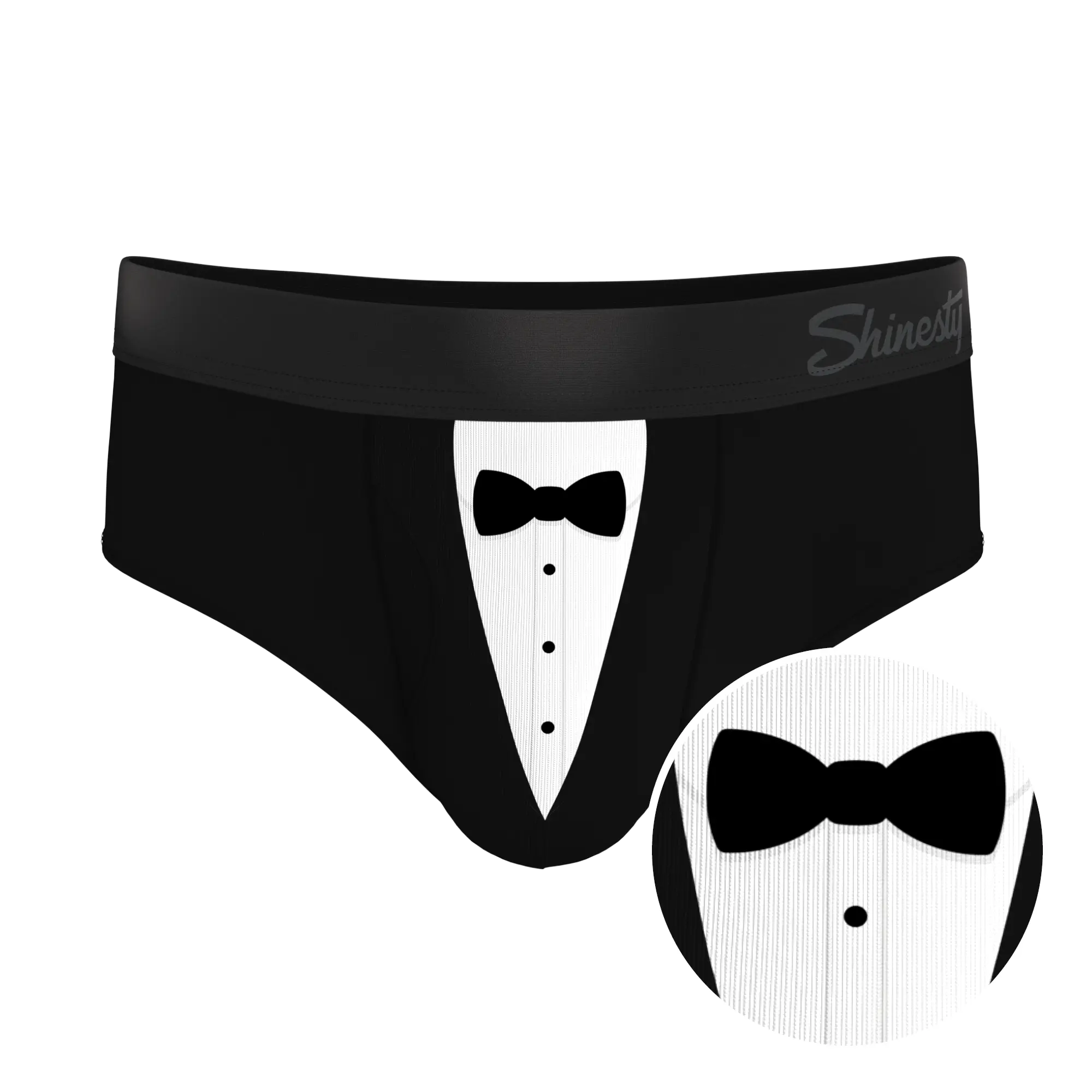 The 009 | Black Tuxedo Ball Hammock® Pouch Underwear Briefs - MENLL