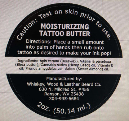 Moisturizing Tattoo Butter - MENLL