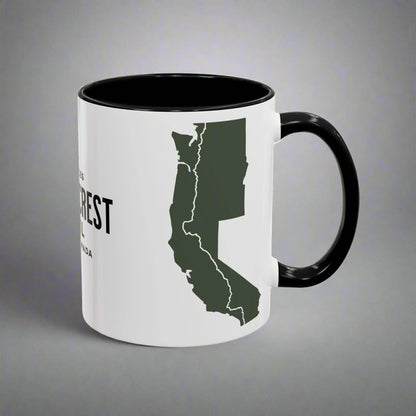 Pacific Crest Trail Classic Marker Accent Mug
