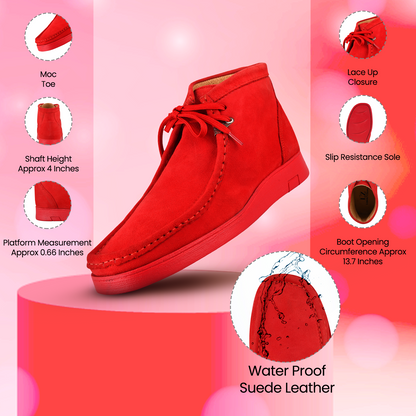 Dresses - HAMARA JOE Colorado Suede Leather Chukka Casual Boots for Me LIBERTYZENO