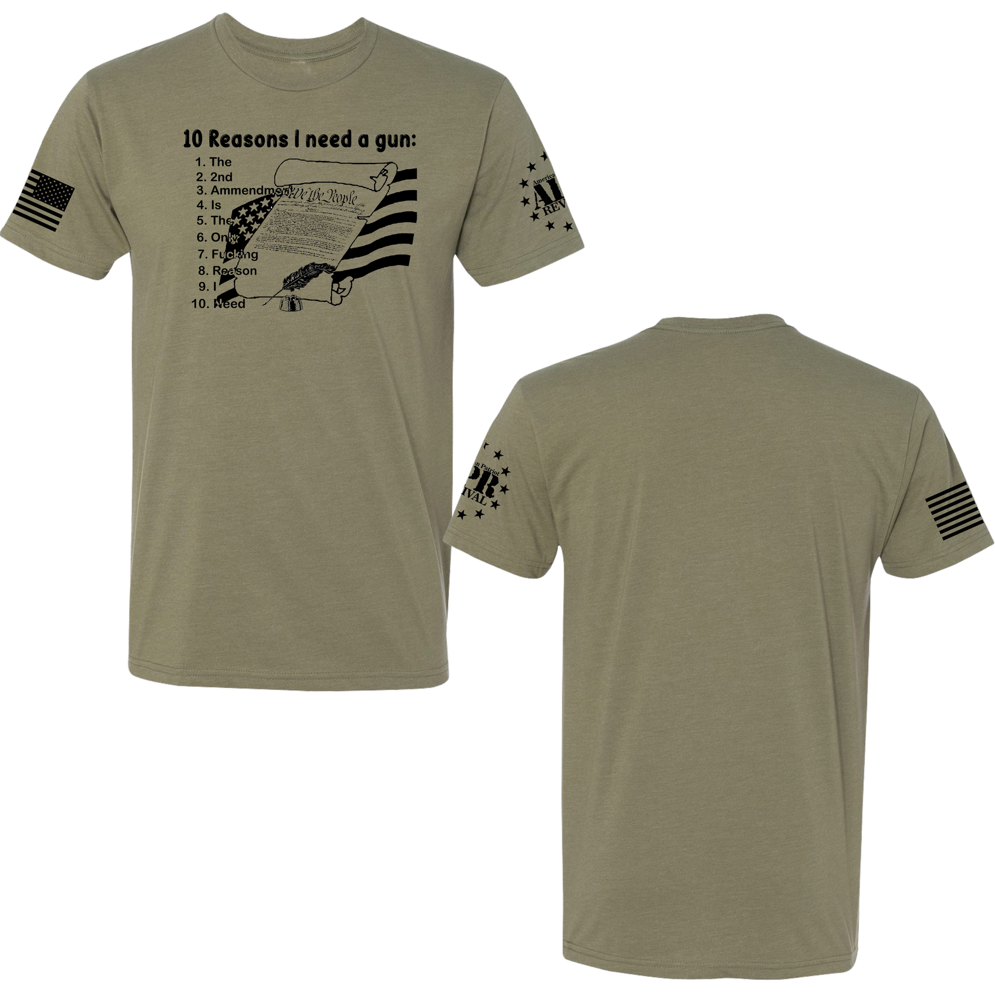 10 Reasons I need a gun American Patriot Revival