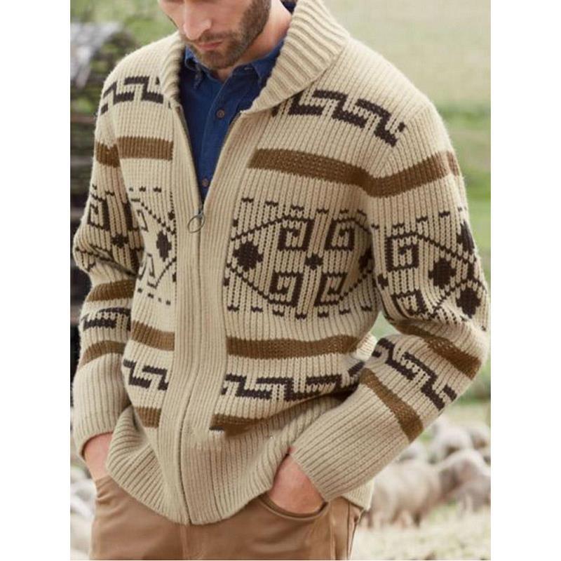 Men's fashion lapel youth casual cardigan jacket