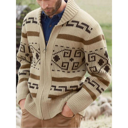 Men's fashion lapel youth casual cardigan jacket