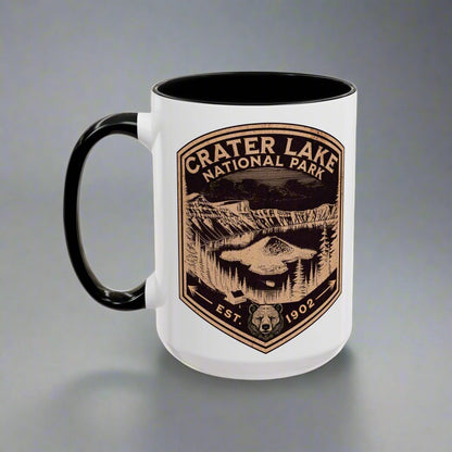 Crater Lake Shield Accent Mug