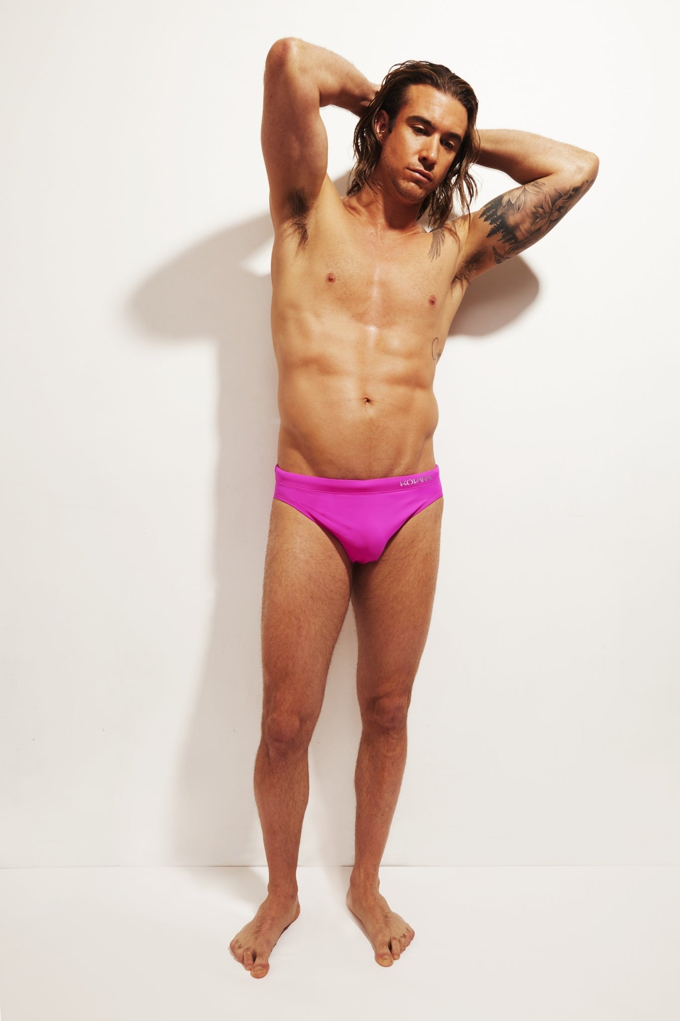 Shorts - Stallion Swim Brief - Pink KovarX