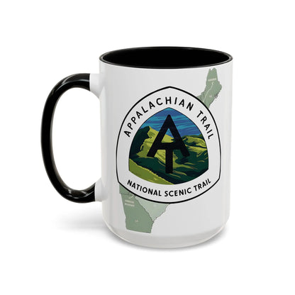 Appalachian National Scenic Trail Accent Coffee Mug 11oz 15oz