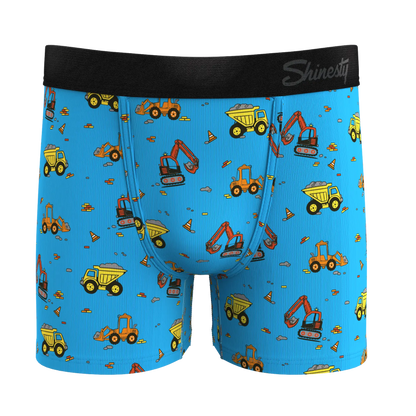 The Dig and Dump | Construction Boy's Boxer Briefs - MENLL
