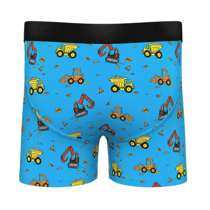 The Dig and Dump | Construction Boy's Boxer Briefs - MENLL
