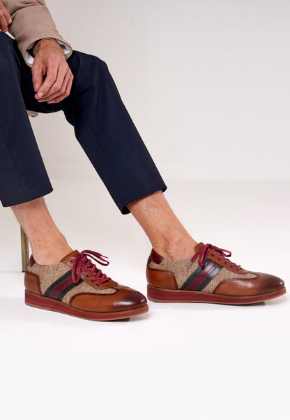 Austin Leather Sneaker Tan