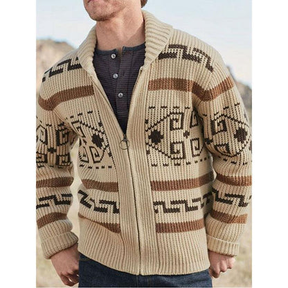 Men's fashion lapel youth casual cardigan jacket