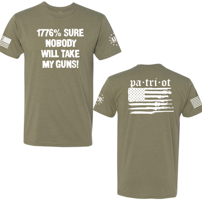 T-Shirts - 1776% Sure American Patriot Revival