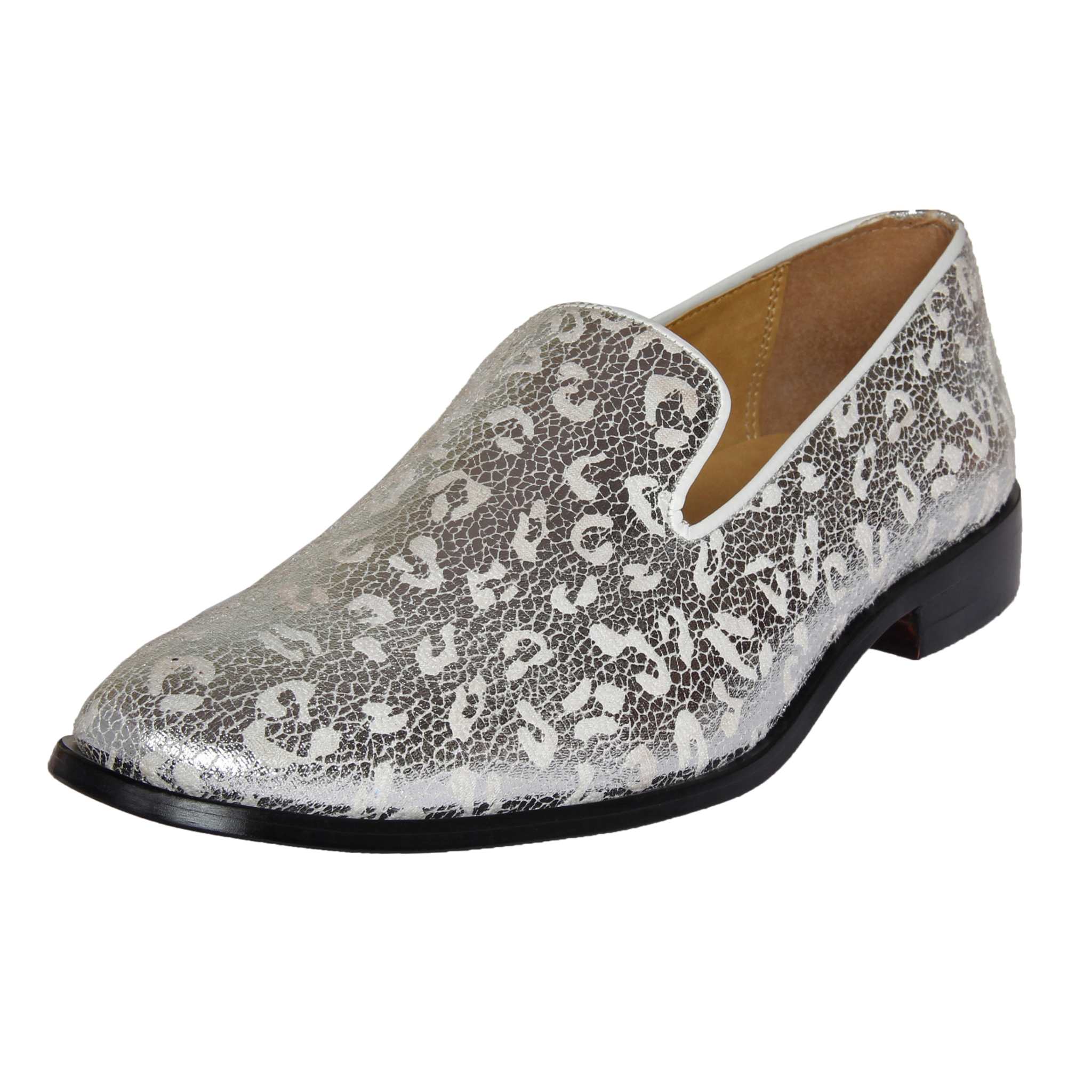 LIBERTYZENO Slip-On for Mens Leather Cushioned Footbed Tassels Loafer Shoes - MENLL