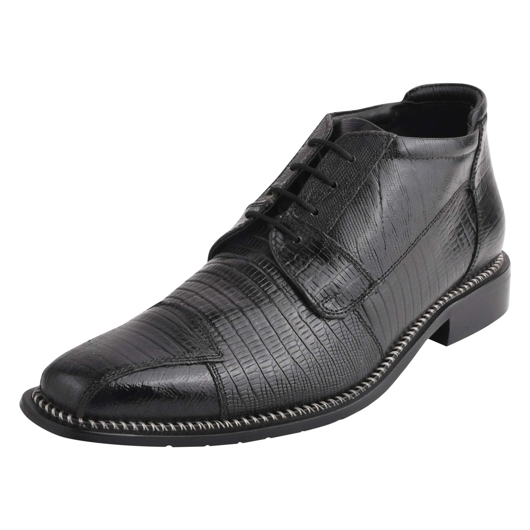 Foxx Leather Lace-Up Boots - MENLL