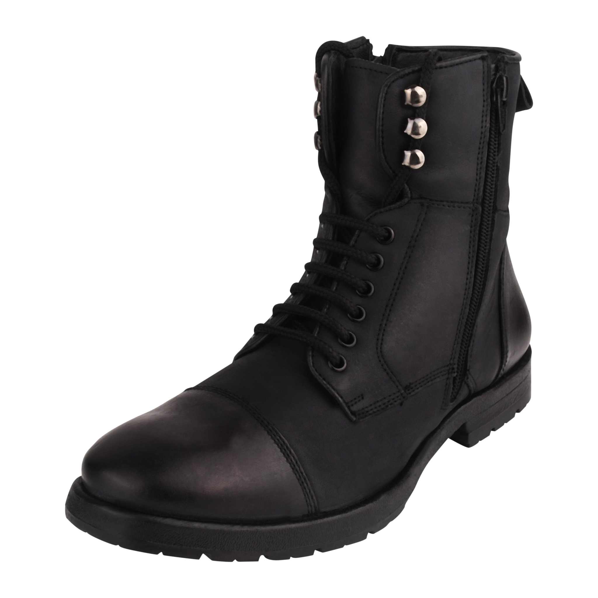 Hopper Men's Leather Ankle Length Boots - MENLL