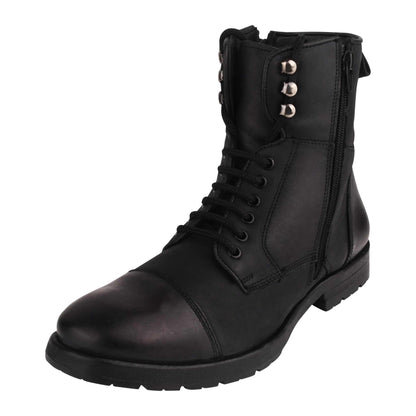 Hopper Men's Leather Ankle Length Boots - MENLL