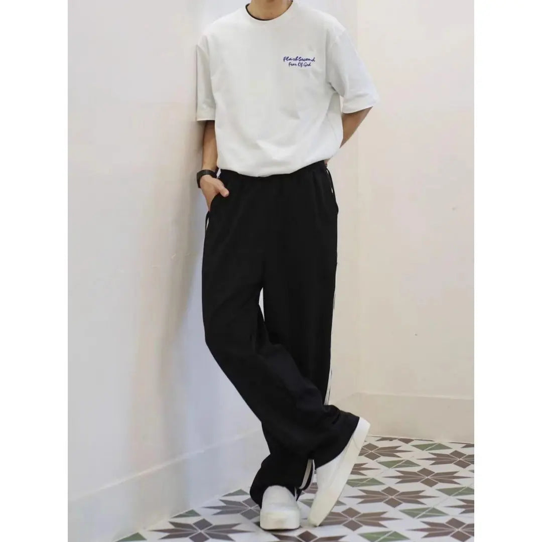 Casual Pants, Trendy And Fashionable Casual Pants, Men's Pants, Men's Pants, Long Pants, Straight Pants, Corduroy Casual Pants, Tight-fitting Casual Pants, Anti-wrinkle Casual Pants, 9-inch Pants, Men MENLL