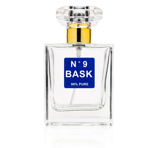 Clear bottle of PURE PHEROMONE COLOGNE BLEND UNSCENTED with a decorative cap.