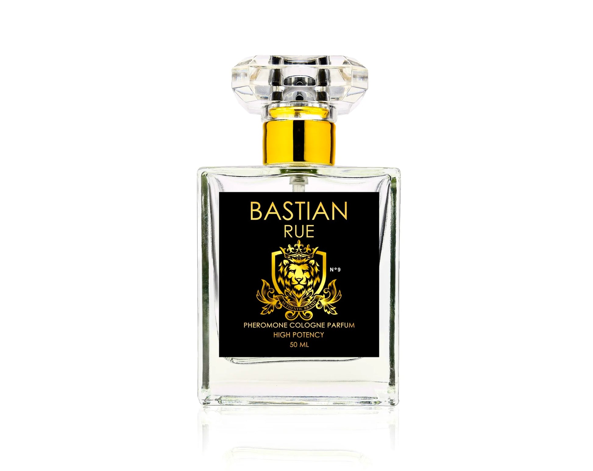 BASTIAN RUE High Potency French Pheromone Cologne bottle.