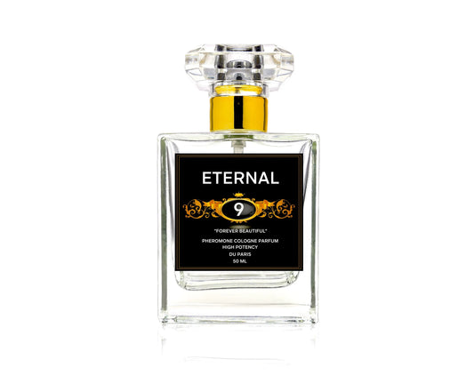 ETERNAL French high potency pheromone cologne bottle.