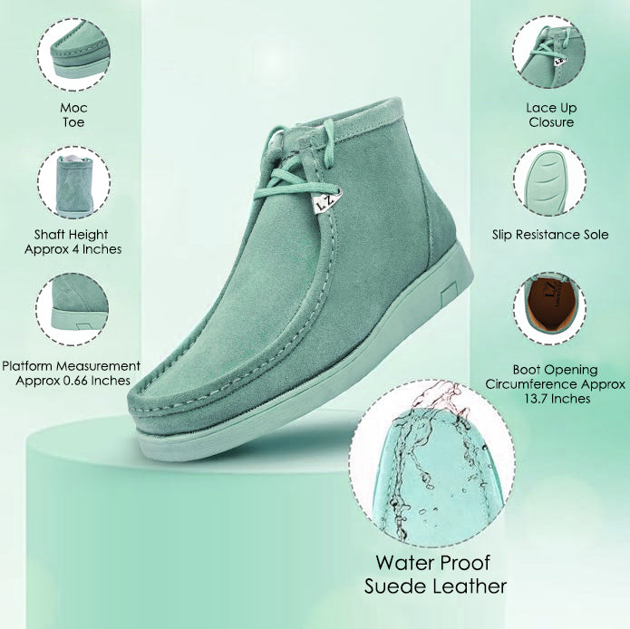 Dresses - HAMARA JOE Colorado Suede Leather Chukka Casual Boots for Me LIBERTYZENO