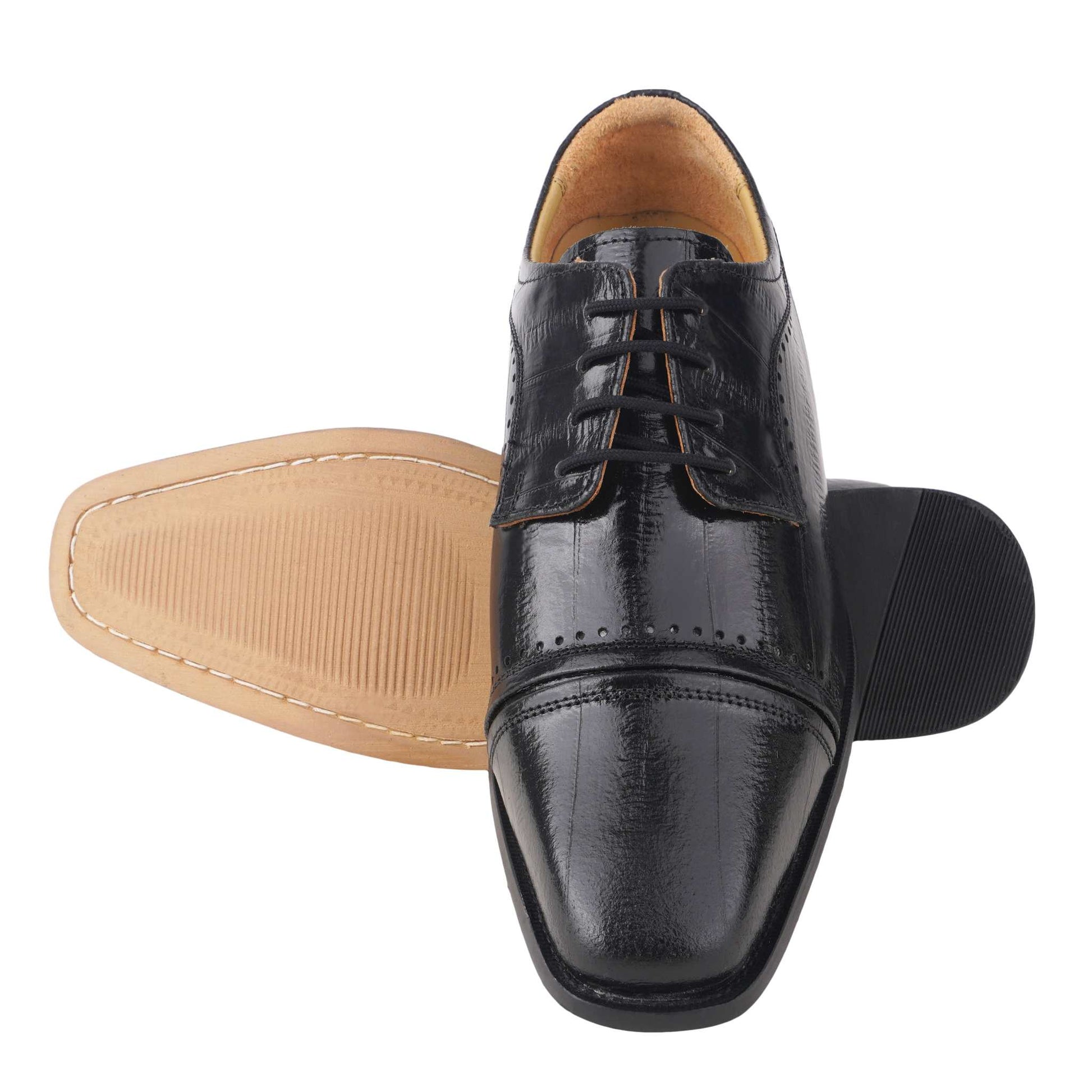 BRUCE Leather Oxford Style Dress Shoes - MENLL