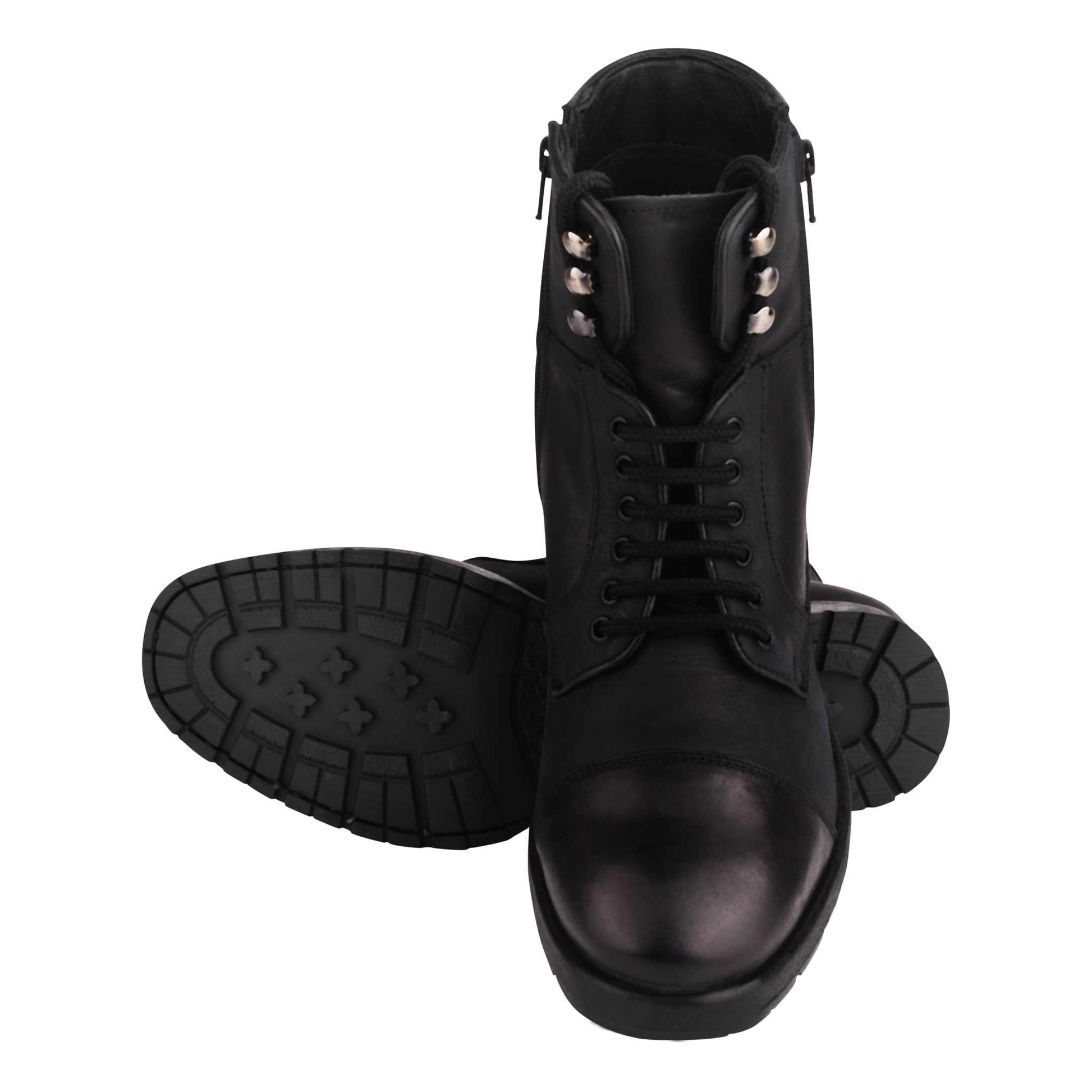 Hopper Men's Leather Ankle Length Boots - MENLL