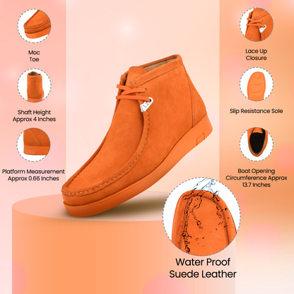 Dresses - HAMARA JOE Colorado Suede Leather Chukka Casual Boots for Me LIBERTYZENO