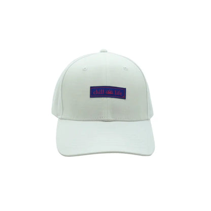 chill life classic cap - white chill life style