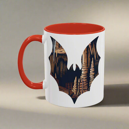 Carlsbad Caverns Park Bat Colored Mug