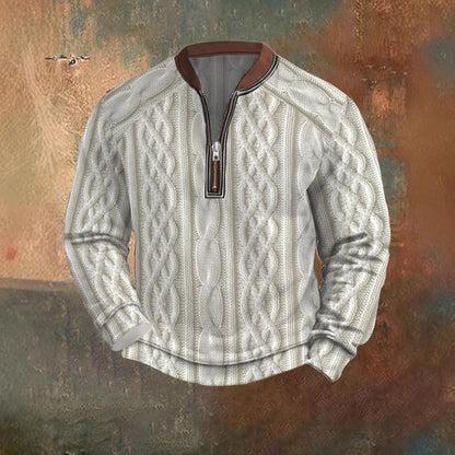 MENLL Slim Fit Hoodie Autumn Winter Men's Digital Print Comfortable Top