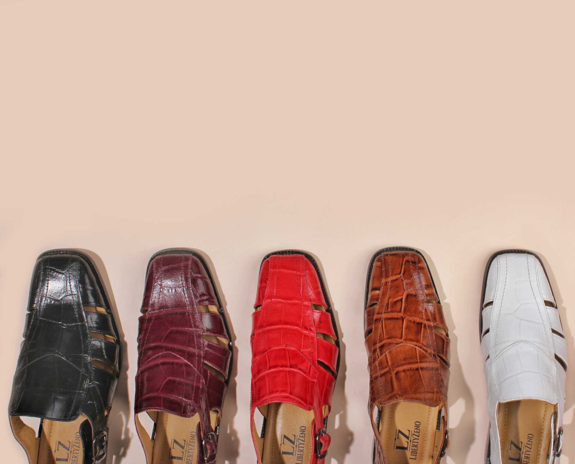 Bidwill Genuine Leather Fisherman Flat Sandals - MENLL