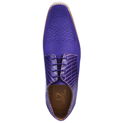 Accessories - Gutta Lizard Print Leather Textile Casual Sneakers LIBERTYZENO